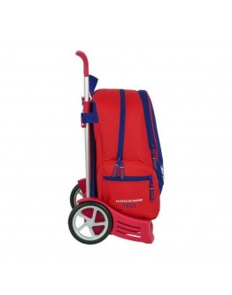 School Rucksack with Wheels Evolution Atlético Madrid Neptuno Blue