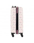 Cabin Trolley Smiley World Garden White Pink 20''