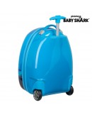 Trolley Baby Shark 16'' Light Blue