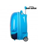 Trolley Baby Shark 16'' Light Blue