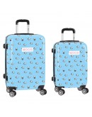 Cabin Trolley Moos Light Blue 20''/24'' (2 pcs)