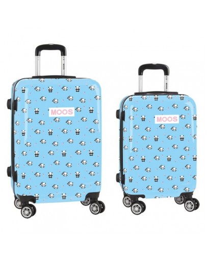 Cabin Trolley Moos Light Blue 20''/24'' (2 pcs)