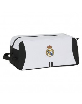 Travel Slipper Holder Real Madrid C.F. White Black Polyester