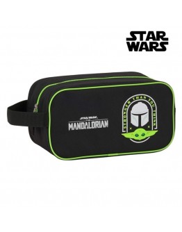 Travel Slipper Holder The Mandalorian Black Green