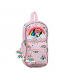 Pencil Case Backpack Minnie Mouse Rainbow Pink (33 Pieces)