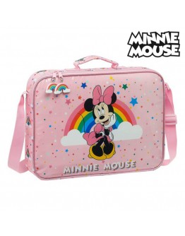 Briefcase Minnie Mouse Rainbow Pink (6 L)