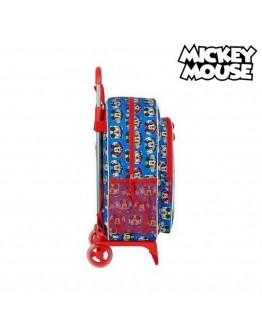 School Rucksack with Wheels 905 Mickey Mouse Clubhouse Me Time Blue Red