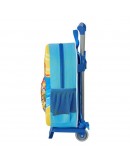 3D School Bag with Wheels SuperThings Light Blue