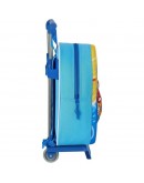 3D School Bag with Wheels SuperThings Light Blue