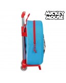 3D School Bag with Wheels 705 Mickey Mouse Clubhouse Light Blue