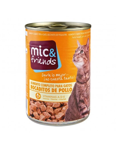 Cat food Mic&Friends Bocaditos Pollo (425 g)