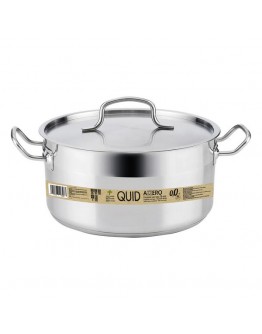 Casserole with lid Quid Azzero Stainless steel