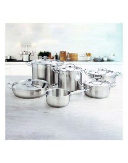 Casserole with Lid Quid Azzero Stainless steel