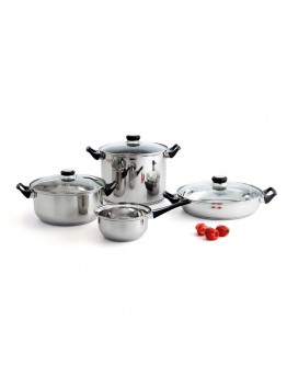 Casserole with Lid Quid Habitat Stainless steel (24 x 19 cm)