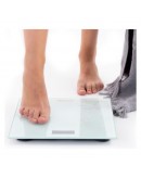 Digital Bathroom Scales Dcook Gallery Plastic Batteries included Tempered glass