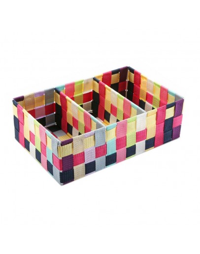 Box with compartments Multicolour (21 x 10 x 32 cm)