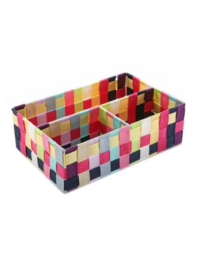 Box with compartments Multicolour (21 x 10 x 32 cm)