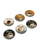 Coasters Coffee Crystal (6 Pieces)