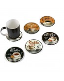 Coasters Coffee Crystal (6 Pieces)