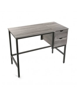 Desk PVC Steel MDF Wood (48 x 76 x 100 cm)