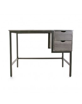 Desk PVC Steel MDF Wood (48 x 76 x 100 cm)