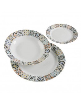 Dinnerware Set Alfama Zuleiq Porcelain (18 pcs)