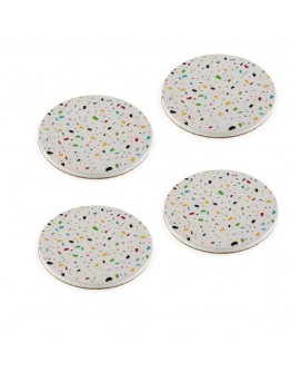 Coasters Colours Porcelain (4 pcs)