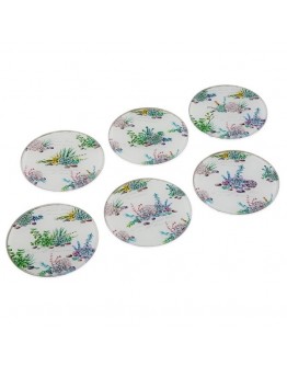 Coasters Crystal Flowers (6 pcs)