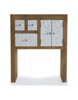 Hall Table with 3 Drawers Wood (78 X 63 x 24 cm)