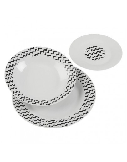 Dinnerware Set Lauren Porcelain (18 pcs)