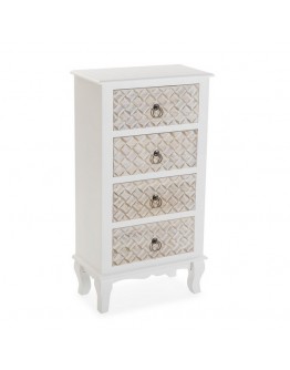 Chest of drawers 4 drawers MDF Wood (25 x 90,5 x 48 cm)