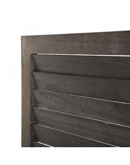 Folding screen Grey Stars Wood (170 x 40 cm)