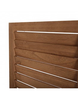 Folding screen Brown Stars Wood (170 x 40 cm)