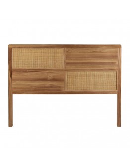 Headboard Rattan Paolownia wood (120 x 3,5 x 160 cm)