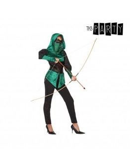 Costume for Adults Female archer Green (5 Pcs)