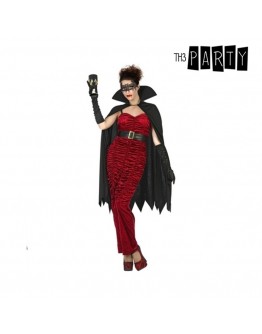 Costume for Adults Female vampire with cape Black (3 Pcs)