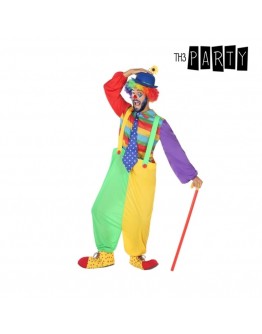 Costume for Adults Male clown Multicolour (3 Pcs)