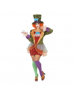 Costume for Adults 115413 Crazy female milliner Multicolour (2 Pcs)