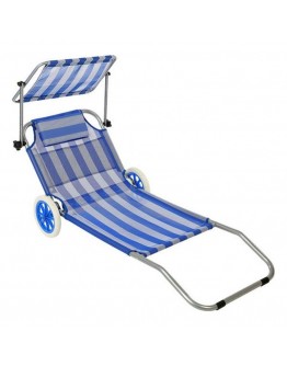 Beach sunbed (150 x 52 x 62 cm)