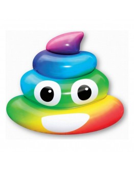 Air mattress Rainbow Poo (107 x 121 x 26  cm)