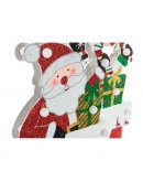 Decorative Figure DKD Home Decor Wood Father Christmas (28 x 6 x 45 cm)