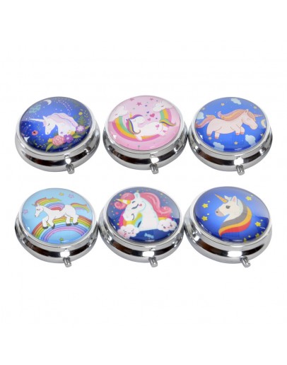 Pillbox with Compartments DKD Home Decor Unicorn (6 pcs)