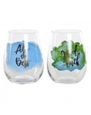 Glass DKD Home Decor Crystal (2 pcs) (8.8 x 8.8 x 11.5 cm)