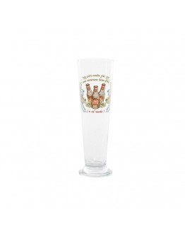 Beer Glass DKD Home Decor Crystal (400 ml) (7.5 x 7.5 x 24 cm)