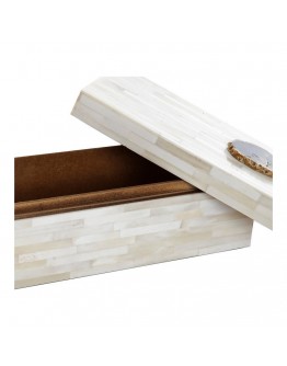 Jewelry box DKD Home Decor Wood (23 x 15 x 8 cm)