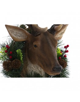 Decorative Figure DKD Home Decor PVC Resin Reindeer (25 x 23 x 38.5 cm)