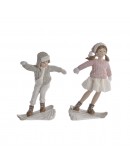 Decorative Figure DKD Home Decor Resin Children (2 pcs) (9 x 5 x 16 cm)