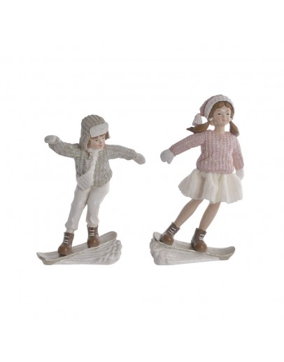 Decorative Figure DKD Home Decor Resin Children (2 pcs) (9 x 5 x 16 cm)