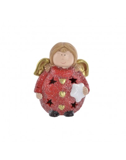 Decorative Figure DKD Home Decor Stoneware Angel (13 x 8 x 16 cm)