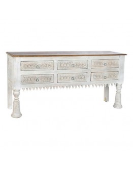 Console Dekodonia Mango wood (157 x 44 x 76 cm)